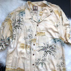 Vintage Tommy Bahama 100% Silk Hawaiian Shirt